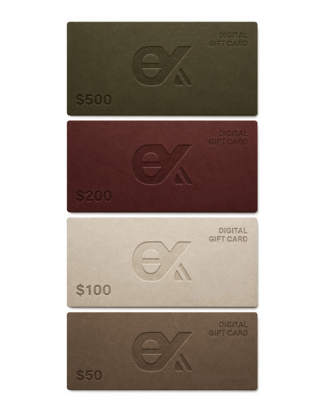 EXITUS GIFT CARDS