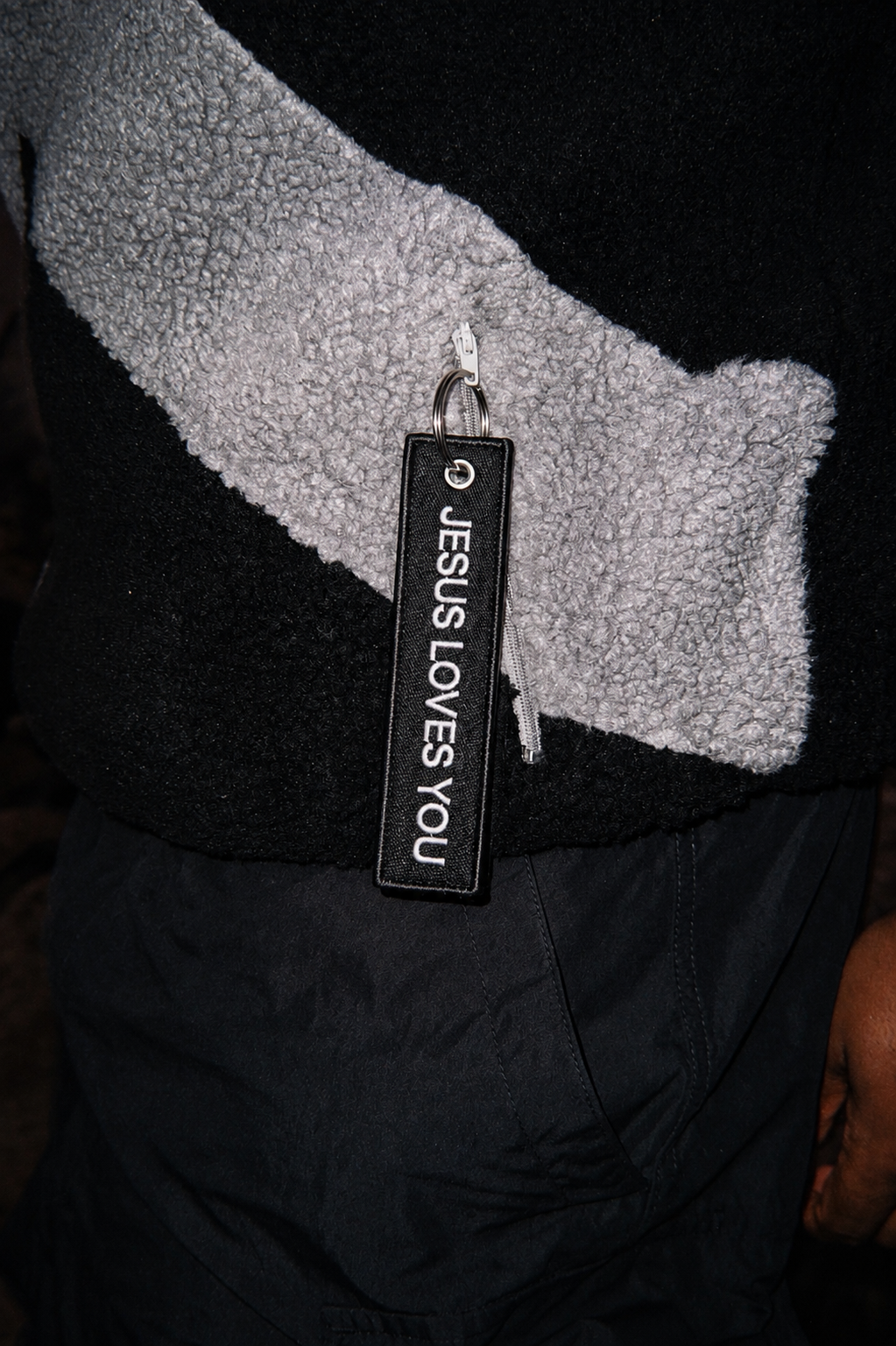 "Jesus Loves You" Flight Tag Keychain