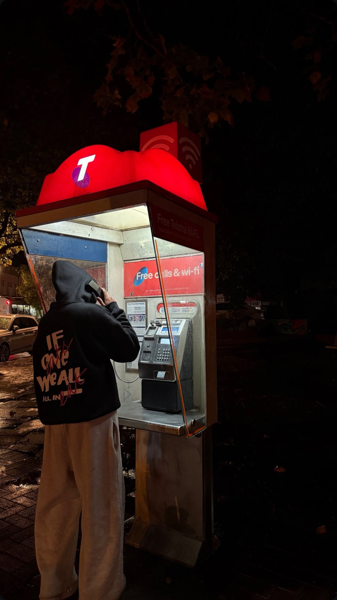 NAVY BLUE YOUTHALIVE X EXITUS HOODIE