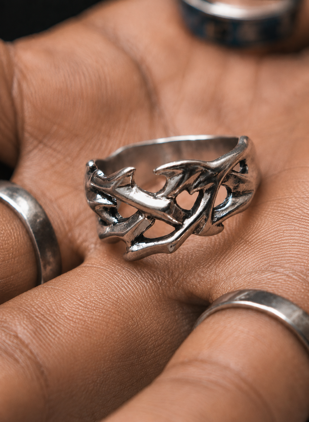 CUSTOM X - Crown of Thorns Ring