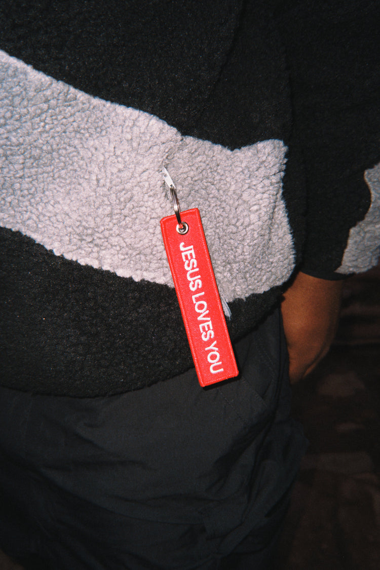 "Jesus Loves You" Flight Tag Keychain