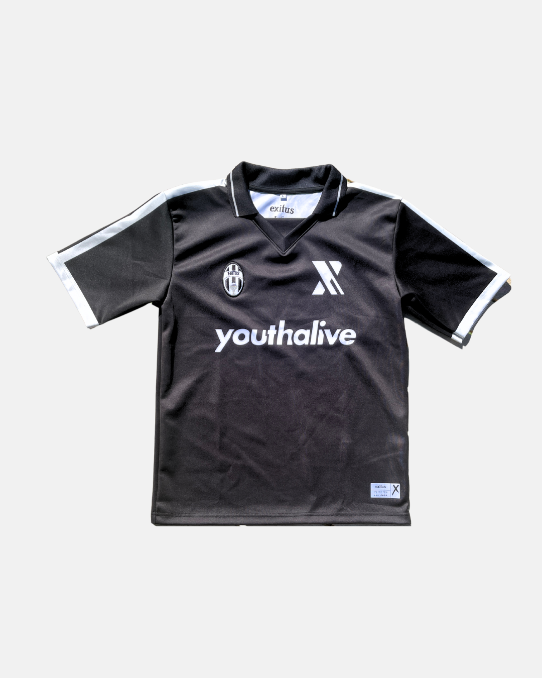 YOUTHALIVE X EXITUS LIMITED EDITION BLACK JERSEY