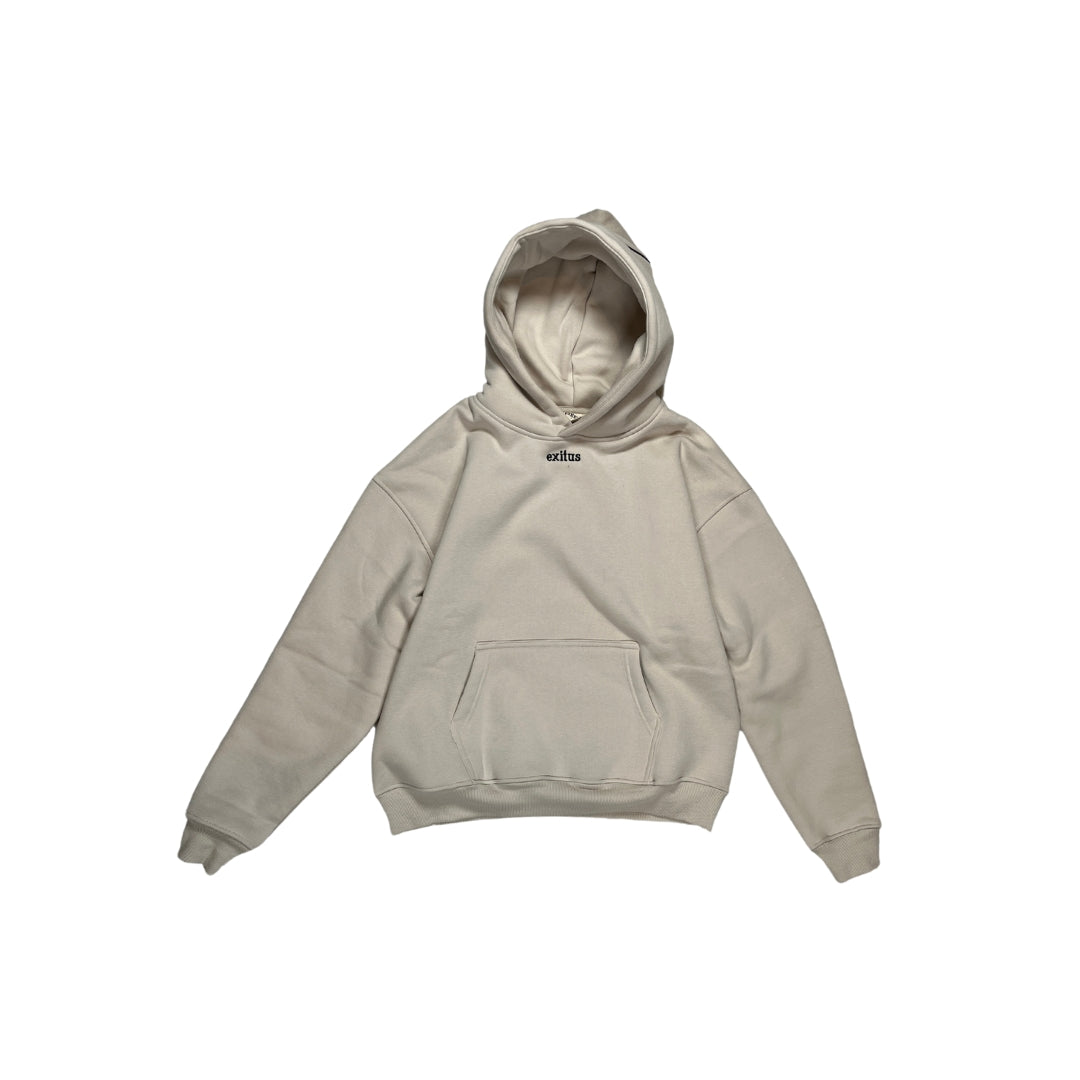 Premium Heavyweight Beige Winter Hoodie