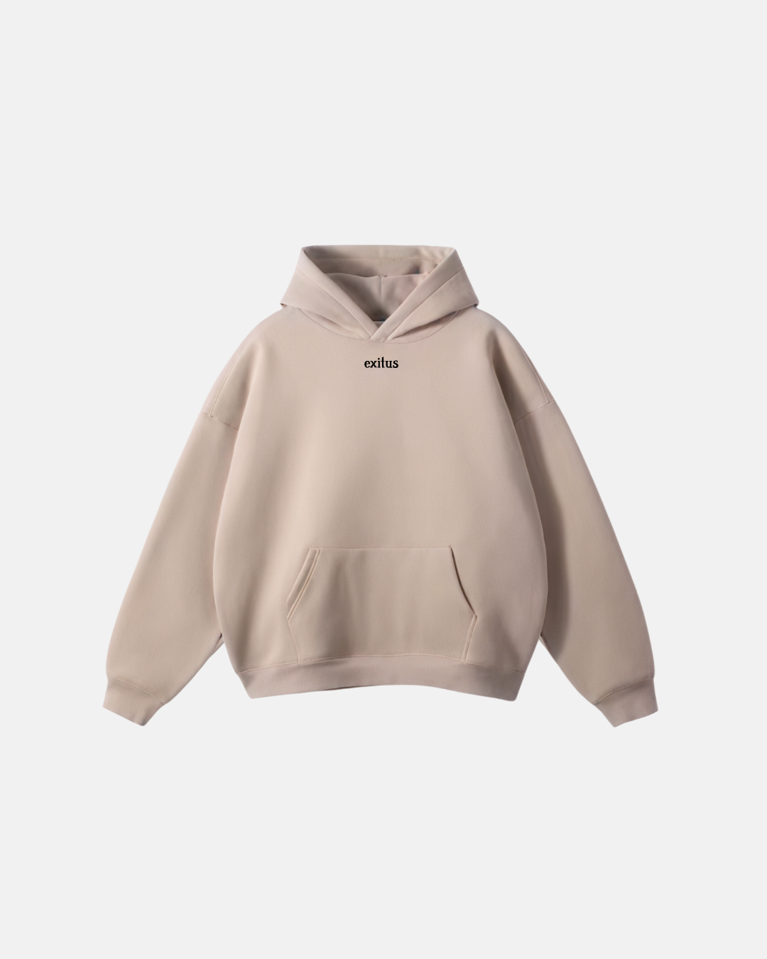 Premium Heavyweight Beige Winter Hoodie